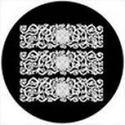 Rosco Standard Black And White Glass Spectrum Gobo #81171 Lacquer Relief (86mm = 3.4