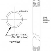 Peerless-av Add012018 Adjustable Extension Column For Multi-displays