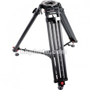 Sachtler Ob-2000 Aluminum Tripod Legs (flat Base And Mitchell) With Mid-level Spreader