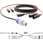 Pro Co Sound Ec6 Siamese Twin Ac And Audio Combo Cable (50')