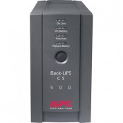 Apc Back-ups Cs 500 6-outlet Backup And Surge Protector, Black (120v)