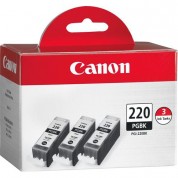 Canon Pgi-220 Black Ink Tank 3-pack