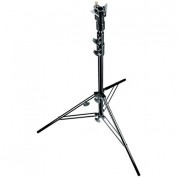 Manfrotto Aluminum Senior Stand With Leveling Leg (black, 10.3')