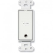 Rdl D-mjpt Mini-jack Pass-through Plate White/gray