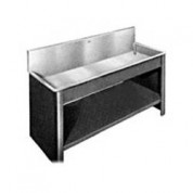 Arkay Black Vinyl-clad Steel Sink Stand - For 18x84x10