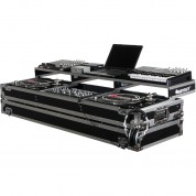 Odyssey Fzgspdj19w Remixer Glide Style Series Cd/digital Media Dj Coffin (black/silver)