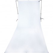 Westcott Wrinkle-resistant Polyester Backdrop (high-key White, 9 X 20')