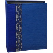 Pioneer Photo Albums Tf4100-bl Tone-on Tone Fabric Photo Album (blue)