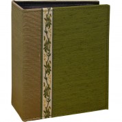 Pioneer Photo Albums Tf4100-gn Tone-on Tone Fabric Photo Album (green)