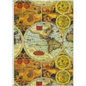 Pioneer Photo Albums Xg-426 Flexible Cover Photo Album (ancient World Map)