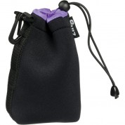 Zing Designs Mpbk1 Medium Drawstring Pouch (black/purple)