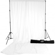 Savage Accent Muslin Background Kit (10 X 24', White)