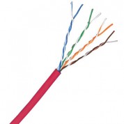 Comprehensive Cat 6 500 Mhz Utp Stranded Cable (1000', Red)