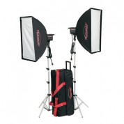 Photogenic Cl500k Photoflood Tungsten 2-light Travel Kit (500w)