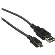 Pearstone Usb 2.0 Type A Male To Micro Type B Male Cable (black) - 6' (1.8 M)