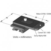 Arca-swiss Variokit Monoballfix Cameraplate For Select Slr Cameras