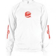 Surefire Center Logo Long Sleeve T-shirt (medium, White)