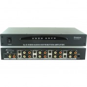 Shinybow Sb-3709mrm 1 X 8 S-video & Audio Distribution Amplifier