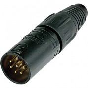 Neutrik Nc6mx-b 6-pole Male Cable Connector