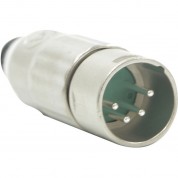 Switchcraft Aaa Series 4-pin Xlr Male Cable-mount Connector (nickel Shell, Silver Contacts)