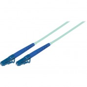 Camplex Premium Bend Tolerant Om3 Multimode Simplex Lc To Lc Fiber Patch Cable (9.8', Aqua)