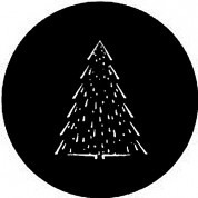 Rosco Steel Gobo #7363 - Christmas Tree C