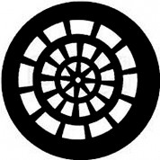 Rosco Steel Gobo #7758 - Rose Window - Size A