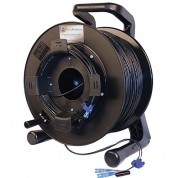 Tactical Fiber Systems Duratac Armored Sm Tactical Fiber Cable & Reel With 4 Lc Connectors (1000')