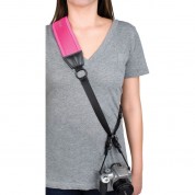 Pro Tec Less-stretch Ballistic Neoprene Camera Neck Sling (hot Pink)