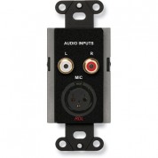 Rdl Db-j3 Wall Mount Mic/line Input Panel Assembly (black)