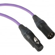 Kopul Premium Performance 3000 Series Neutrik Xlr Male To Xlr Female Microphone Cable (100', Violet)