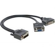 Kramer Dvi-i M To Dvi-d F + Vga F Adapter Cable (1 Ft)