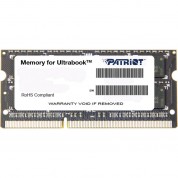 Patriot Signature Series 4gb Ddr3 Pc3-12800 1600 Mhz Sr So-dimm Memory Module (1.35v)