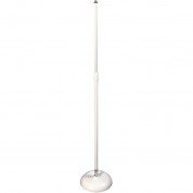 On-stage Ms7201qtrw Quarter-turn Round Base Microphone Stand (white)