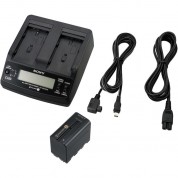 Sony Ac Adapter / Twin Charger And Np-f970 Info-lithium Battery Kit