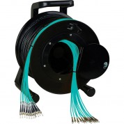 Camplex Om3 2-ch Multimode Tactical Fiber St Snake Cable Reel (250')