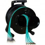 Camplex Om3 4-ch Multimode Tactical Fiber St Snake Cable Reel (250')