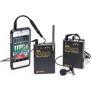 Azden Wlx-pro+i Vhf Camera-mount Wireless Omni Lavalier Microphone System For Smartphones (169 & 170 Mhz)