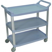 Luxor 3-shelf Large Serving Cart (gray)