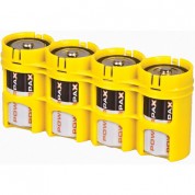 Storacell Slimline D4 Battery Holder (yellow)