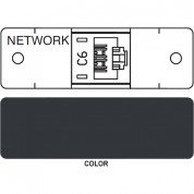 Fsr Ips D711s Rj-45 Punchdown Cat 6 Data Connection Insert (labeled, Black)