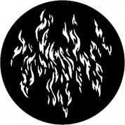 Rosco Steel Gobo #7775 - Fire/waves - Size B