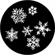 Rosco Steel Gobo #7772 - Snowflakes - Size E