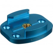 Fotodiox Quick Release Mount With Screw Holes For Gopro (blue)