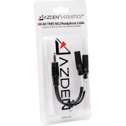 Azden I-coustics Hx-mi Trrs Mic & Headphone Cable For Smartphones & Tablets