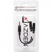 Azden I-coustics Hx-mi Trrs Mic & Headphone Cable For Smartphones & Tablets