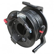 Tactical Fiber Systems Duratac Armored Cable & Reel With Bullseye Connectors (2-fibers, Single Mode, 1500 Ft)