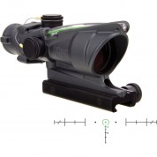 Trijicon 4x32 Acog Riflescope With Ta51 Mount ( Green Horseshoe/dot Dual-illuminated Reticle)