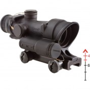 Trijicon 4x32 Acog Led-illuminated Riflescope (matte Black, Red Chevron)