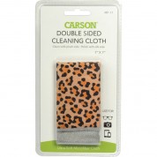 Carson Double-sided Cleaning Cloth (safari Leopard, 7 X 7